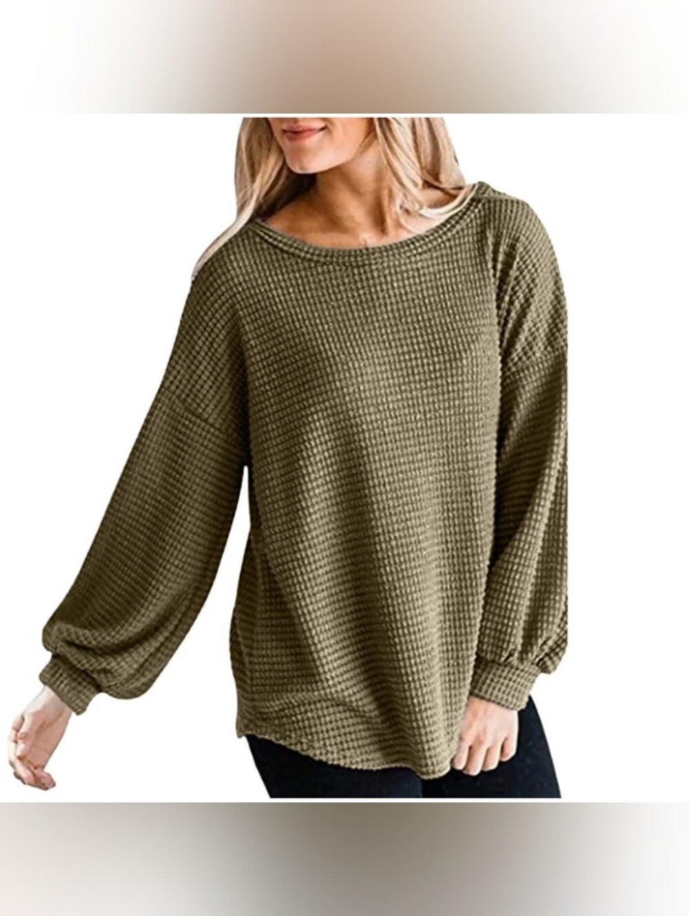 Waffle Knit Sweater NWOT